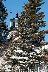 Owl's Head Lighthouse After Snowstorm